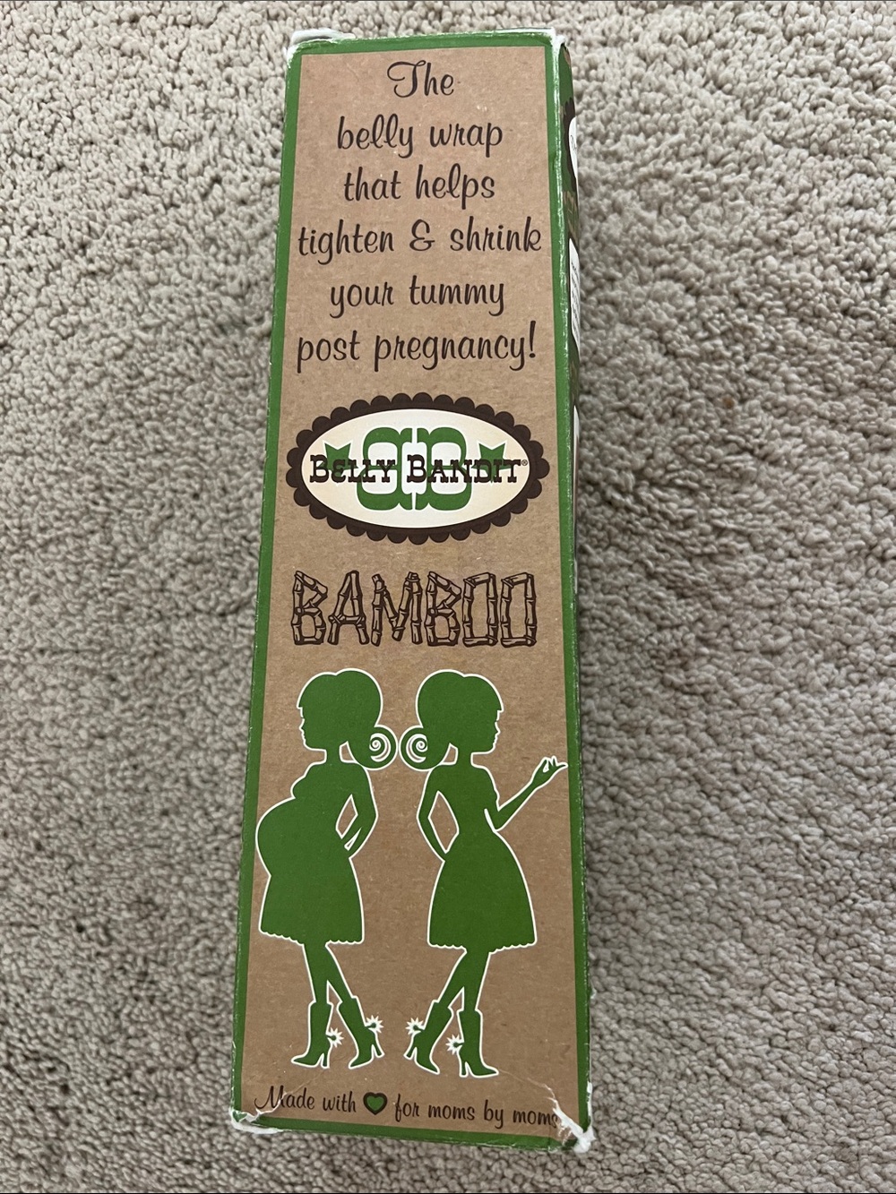 Belly Bandit Bamboo Post Partum Pregnancy Natural Belly Wrap Nude Womens Small S